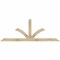 Ekena Millwork Richland Rough Sawn Timber Gable Bracket, Douglas Fir, 84"W x 31"H x 2"D x 4"F, 9/12 Pitch GBW084X31X0204RIC00RDF - alternate 1